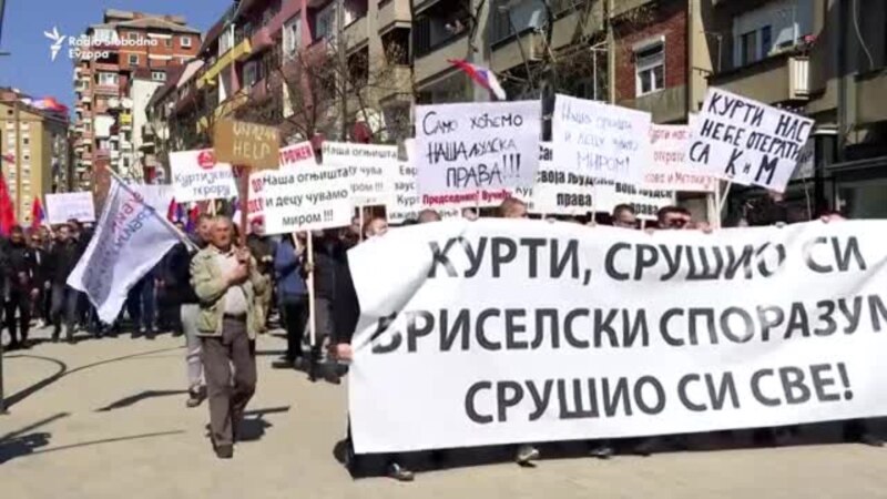 Protest zbog neodržavanja srpskih izbora na Kosovu