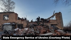 Последствия российской атаки на аграрное предприятие в Сумской области, Украина, 28 февраля 2026 года