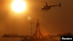 «Союз ТМА-16М» на стартовому майданчику перед стартом