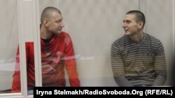 Сергій Зінченко і Павло Аброськін у Печерському суді Києва, 23 січня 2015 року