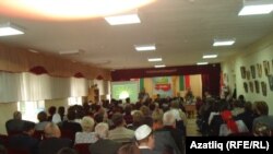 "Яктылык" мәктәбендәге очрашу барышы