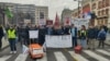 Protest radnika Grdskog saobraćajnog preduzeća, Beograd, Srbija, 5. februar 2025. 