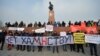 Акция протеста против проекта новой Конституции. 22 ноября 2020 года. Бишкек. 