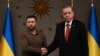 Володимир Зеленський і Реджеп Таїп Ердоган під час зустрічі у Стамбулі, 7 липня 2023 року