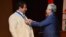 Armenia - Serzh Sarkisian gives a medal to businessman Gagik Tsarukian, 18 Sept2016