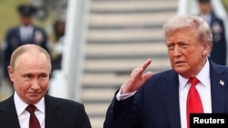 Встреча Владимира Путина и Дональда Трампа в Анкоридже, август 2025 года