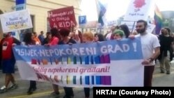 Prvi osječki gay pride, foto: Hrt.hr