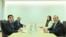 Armenia- Armen Grigorian (right), secretary of Armenia's Security Council, meets Azerbaijani presidential aide Hikmet Hajiyev in Dilijan, June 14, 2026.