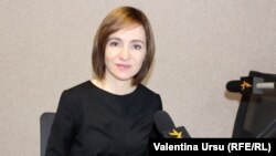 Maia Sandu în studioul Europei Libere, 2 decembrie 2020