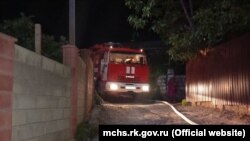 Площадь пожара составила 100 кв. метров