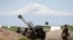 Artillery drills at Armenia’s Vazgen Sargsian Military University in Yerevan, May 19, 2020
