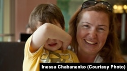 Инесса Чабаненко с пропавшим сыном Кириллом
