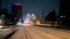 Kosovo: Empty streets in Pristina, after Government imposed curfew due to coronavirus. 