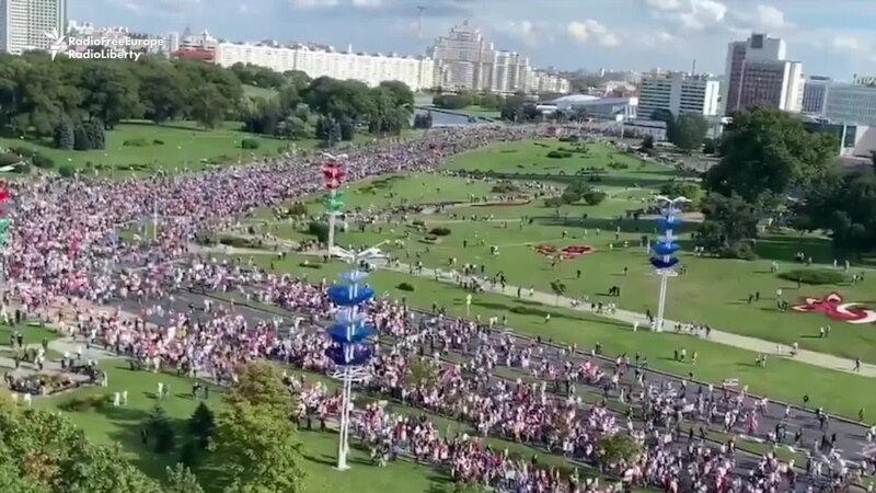 Desetine hiljada ljudi na protestu protiv Lukašenka