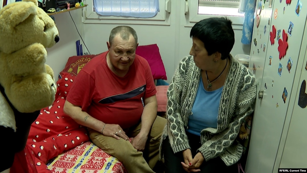 Tonya and her husband live in temporary housing in the Ukrainian city of Zaporizhzhya and are unsure if they would ever try to return to their home in the Donetsk region.