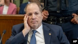 Fostul producător de filme Harvey Weinstein la tribunalul penal din Manhattan pentru o audiere preliminară, miercuri, 1 mai 2024, New York, Statele Unite. 