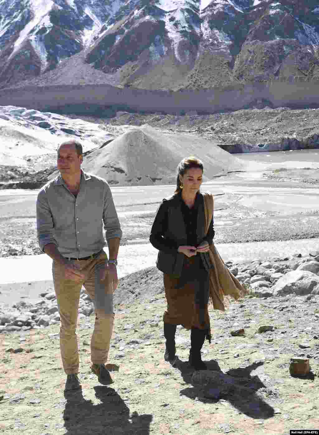 The duke quipped that his geography teacher &ldquo;would be well impressed that I'm back at a glacier after all these years.&rdquo;