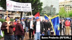 Sindikalni marš u Podgorici