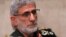 The newly appointed commander of the Quds Force of the Islamic Revolutionary Guard Corps, Ismail Qaani, attends a mourning ceremony for Major General Qasem Soleimani in Tehran on January 9.