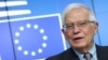 FILE PHOTO: High Representative of the European Union for Foreign Affairs and Security Policy Borrell attends a news conference in Brussels