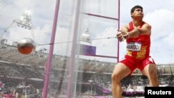 Türkmenistanly sportsmen Mergen Mamedow.