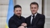 Президенти України і Франції Володимир Зеленський та Емманюель Макрон, архівне фото