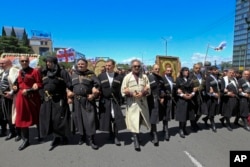 Thousands of Georgians marched on the streets of Tbilisi for Family Purity Day in 2017.