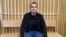 Ramil Shamsutdinov appears at his trial in a Chita courtroom on December 10.
