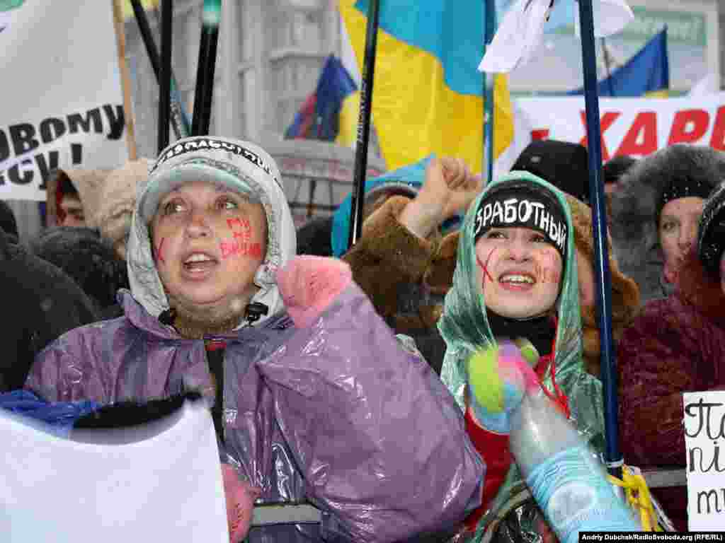 Підприємці продовжують протести на Майдані, 29 листопада 2010 року