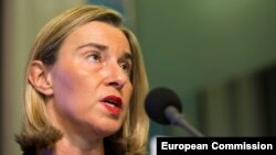  Евробиримдиктин тышкы саясат мекемесинин жетекчиси Федерика Могерини.