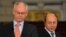 Președintele Consiliului European Herman Van Rompuy și peședintele Traian Băsescu.
