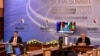 Zoran Zaev, Angela Merkel i Bojko Borisov na samitu u Sofiji
