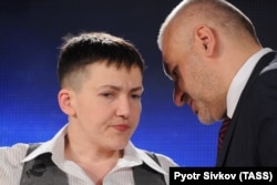 Надежда Савченко и ее адвокат Марк Фейгин