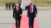 Russian President Vladimir Putin (left) and US President Donald Trump in Alaska.