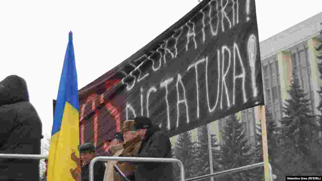 Moldova, Antigovernmental protest in Chisinau organized by the Committee for Defending the Constitution and Democracy, 12.02.2012
