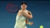 Елена Рыбакина Australian Open жарысының жартылай финал ойынында. 29 қаңтар 2026 жыл. 