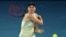 Елена Рыбакина Australian Open жарысының жартылай финал ойынында. 29 қаңтар 2026 жыл. 