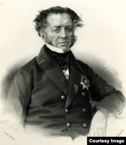 Авраам Норов. Гравюра Петра Бореля по фотографии Сергея Левицкого. Из книги «Портретная галерея русских деятелей» (1864-1869). Том I.