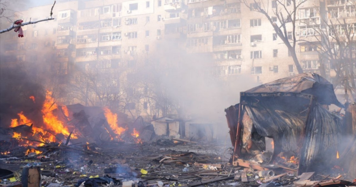 Russian Air Strikes Kill 5 In Ukraine, As Kyiv Pounds Oil Refinery In Krasnodar