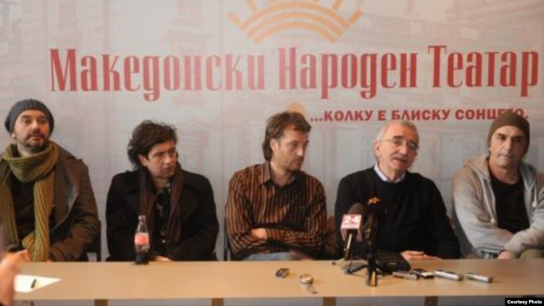 Прес конференција за претставата „Изгубени Германци“ по текст на Дејан Дуковски која премиерно ќе биде изведена во Македонскиот народен театар (МНТ).