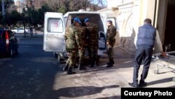 Əsgər ölümü. Foto arxiv