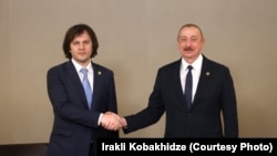 ირაკლი კობახიძე და ილჰამ ალიევი ანტალიაში, 2025 წლის 11 აპრილი