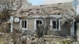 The aftermath of Russian shelling in Kherson. 