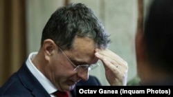 Ionuț Moșteanu, ministrul demisionar al Apărării.