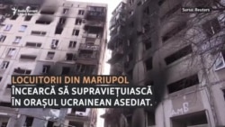 Bombardamente și înmormântări. Locuitorii din Mariupol încearcă să trăiască