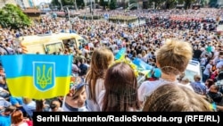 Під час військового параду до 30-річчя Незалежності України. Київ, 24 серпня 2021 року 