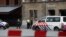 Police at the central train station in Amsterdam after the August 31 stabbing.