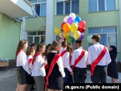 Выпускники в Крыму, май 2023 года
