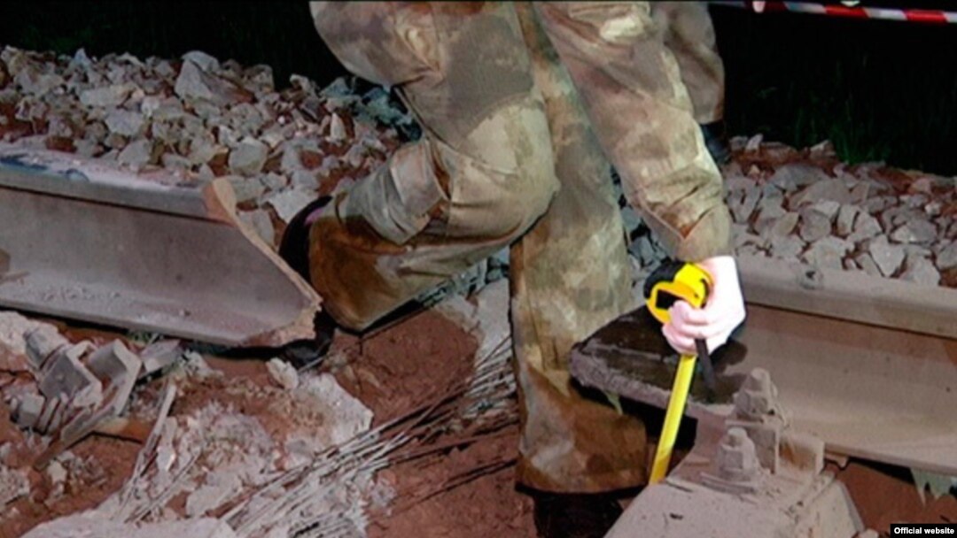 An investigation has been launched into what authorities described as an act of "sabotage."