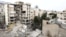 A view of a residential building that was damaged by a strike in Tehran on March 23.